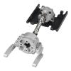 RC Upgrade Parts For SCX10 II 1/10 90046 For Chassis Front Mount Planetary Transmission Transfer Case Skid Plate Drive Shaft Gearbox Set RC Crawler(Silver) view 1
