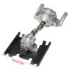RC Upgrade Parts For SCX10 II 1/10 90046 For Chassis Front Mount Planetary Transmission Transfer Case Skid Plate Drive Shaft Gearbox Set RC Crawler(Silver) view 2