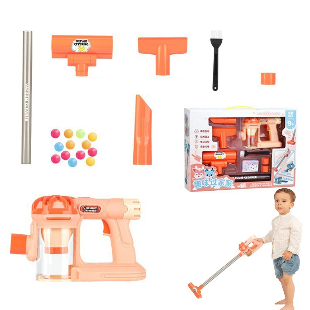 Genrico Vacuum Cleaner: Electric Toy for Domestic Role Play, Pretend Toys with Cleaning Tools, Ages 3 and Up, Safe Interactive