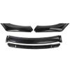 Car Front Spoiler for Peugeot 3008 4007 5008 Rifter Bipper RCZ, Bumper Guard Lip Chin Splitter Diffuser Anti-Scratch Trim Air Dam Protector Adjustable Accessories,A-Black view 2