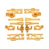 Metal C-base Steering Cup Swing Arm 7 Piece Set For WLtoys 104009 12401 12402 12403 12404 12409 RC Car Parts confident(Yellow) view 1