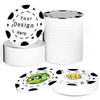 100 Custom Poker Chips,Durable ABS,Drink Tokens Personalized Your Photo,Logo or Image,Double-Sided UV Color Printing,Custom Tokens for Bar,Party,Company Logo and Promotions&Gift,9 Colors (White) view 1