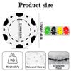 100 Custom Poker Chips,Durable ABS,Drink Tokens Personalized Your Photo,Logo or Image,Double-Sided UV Color Printing,Custom Tokens for Bar,Party,Company Logo and Promotions&Gift,9 Colors (White) view 2