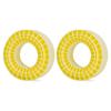 For SCX10 For Capra 1/10 Foam Inserts High Density Silicone Rubber Waterproof RC Crawler Car Upgrade Accessories Models Parts(Yellow,2pcs) view 1