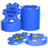 100 Custom Poker Chips,Durable ABS,Drink Tokens Personalized Your Photo,Logo or Image,Double-Sided UV Color Printing,Custom Tokens for Bar,Party,Company Logo and Promotions&Gift,9 Colors (Blue) view 1