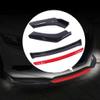 Car Front Spoiler for Peugeot 3008 4007 5008 Rifter Bipper RCZ, Bumper Guard Lip Chin Splitter Diffuser Anti-Scratch Trim Air Dam Protector Adjustable Accessories,C-Black Blue view 4