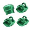 4pcs Metal Shock Cap Protector Shock Absorber Protection Cover AR330492 Compatible with 1 7 1 8 RC Car Models Aftermarket Replacement(Green) view 1