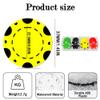 100 Custom Poker Chips,Durable ABS,Drink Tokens Personalized Your Photo,Logo or Image,Double-Sided UV Color Printing,Custom Tokens for Bar,Party,Company Logo and Promotions&Gift,9 Colors (Yellow) view 2