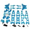 For Ud1201 Ud1202 Ud-12pro 1/12 Metal Front And Rear Suspension Arm Steering Assembly Kit Rc Car Upgrade Parts Accessories Models Parts(Blue) view 2