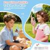 Kid Walkie Talkies for Kids 2 Pack, Long Range Rechargeable Walkie Talkies for Kids with LCD Screen & Earpieces, for Outdoor Adventures, Camping, Hiking, Birthday view 3