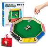 4/6/8 Player Montessori Number Knockdown Game, 2026 New Number Knockdown Game Montessori, Shut The Box Games Wooden, Math Board Games for Adults & Kids, Perfect for Parties & Gatherings (8 Player-A1) view 1