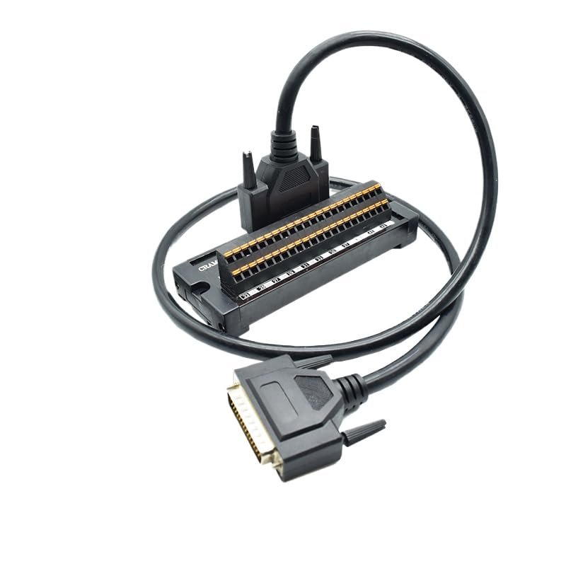 OYUXICWD 1PC New B2/B3-L Servo Driver CN1 Plug Terminal Block Module DB44 Adapter Board ASD-MDDS4444(Terminal Block with 2M Cable)