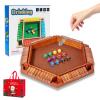 4/6/8 Player Montessori Number Knockdown Game, 2026 New Number Knockdown Game Montessori, Shut The Box Games Wooden, Math Board Games for Adults & Kids, Perfect for Parties & Gatherings (6 Player-A2) view 1