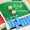 4/6/8 Player Montessori Number Knockdown Game, 2026 New Number Knockdown Game Montessori, Shut The Box Games Wooden, Math Board Games for Adults & Kids, Perfect for Parties & Gatherings (6 Player-A2) view 2