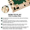 4/6/8 Player Montessori Number Knockdown Game, 2026 New Number Knockdown Game Montessori, Shut The Box Games Wooden, Math Board Games for Adults & Kids, Perfect for Parties & Gatherings (6 Player-A2) view 4