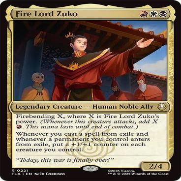 Fire Lord Zuko MTG