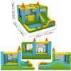 Castle Kingdom Inflatable Bounce House with Slide, Medieval Themed Water Play Center, 126x112x89 Inches, Indoor Outdoor Jumping Castle with Safety Net, Splash Pool for Kids view 3