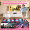 ULOVINGST Dance Mat for Kids and Adults: 2-Player Electronic Dance Pad with HDMI for TV - Wireless Musical Exercise Game - Great for Party Fun & Birthday Gifts for Girls & Boys Ages 6+ view 2