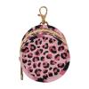 ElliTarr Pacifier Holder with Clip Pacifier Case for Diaper Bag Round Baby Pacifier Pouch Box Bag Portable Light Leopard Print Pattern view 1