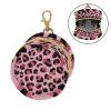 ElliTarr Pacifier Holder with Clip Pacifier Case for Diaper Bag Round Baby Pacifier Pouch Box Bag Portable Light Leopard Print Pattern view 2