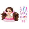 Cosmetology Training Head  Styling Practice Doll, Multi Functional Makeup Toy, Creative Haircut Simulation, Pretend Salon Accessory | Educational Doll Head with Realistic Features for Birthday Holida view 1