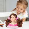Cosmetology Training Head  Styling Practice Doll, Multi Functional Makeup Toy, Creative Haircut Simulation, Pretend Salon Accessory | Educational Doll Head with Realistic Features for Birthday Holida view 3