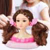 Cosmetology Training Head  Styling Practice Doll, Multi Functional Makeup Toy, Creative Haircut Simulation, Pretend Salon Accessory | Educational Doll Head with Realistic Features for Birthday Holida view 4