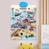 Talking Poster - Interactive English Toy, Talking Wall Chart for Classroom Preschool Daycare Kindergarten Home Nursery Playroom view 3