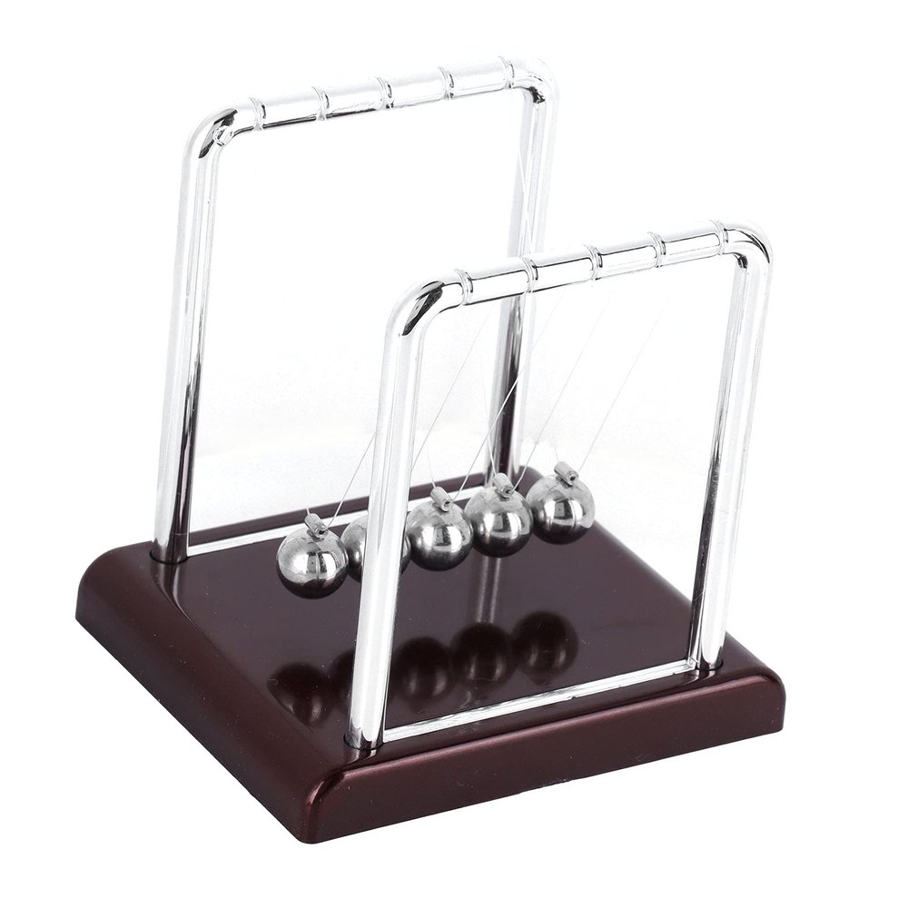 CHICIRIS Pendulum Ball Swing Balance Balls Stress Relief Toy Swingable Physics Science Desk Decompression Toy for Home Office Study Decoration