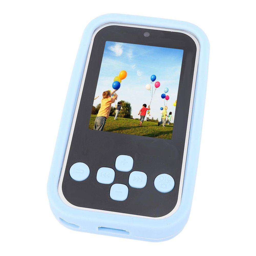Matybobe Capture Wonderful Moments with Our Smartphone, 1080P HD Camera, Dinosaur Toy Phone, Creative Design, Easy Operation, Photography Modes and Effects, Premium Material, for Age 3 to (Blue)