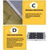 24" Solar LED Traffic Safety Sign - Flashing Stop Light & Solar Speed Limit Sign (20 MPH) - Enhance Roadside Visibility & Safety for Drivers & Pedestrians view 4