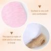GORGECRAFT 3 Sets Miniature Carpet 3pcs Dollhouse Pillow 3pcs Dollhouse Towels Mini Doll House Decor Polyester Fluffy Miniature Doll House Cloud Rug for Furniture Decoration Bedroom view 4
