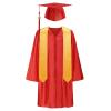 HAPNBCELE Kids Shiny Graduation Cap and Gown 5 Pcs Set with 2026 2027 Tassel Kindergarten Preschool Ceremony Gifts for Boys Girls (Red, 30) view 2