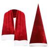 12ft Skeleton Costume Accessories Includes Santa Hat &Scarf,Gift Bag,Funny Christmas Giant Skeleton Costume Garden Lawn Indoor Outdoor Decor view 4