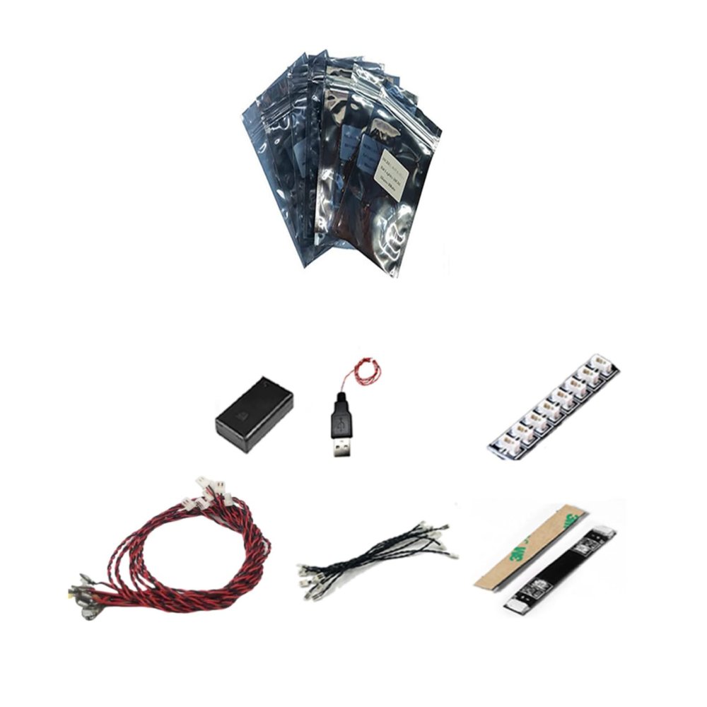 LED Light Kit Compatible with Building Block, Lighting Kit for 43008 Building Blocks Model, NOT Included The Model Set (Remote Control Version)