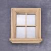 1/12 Scale Miniature Window Frame for Architecture Models and Toy House Decors Dollhouses Window Unpainted view 2