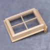 1/12 Scale Miniature Window Frame for Architecture Models and Toy House Decors Dollhouses Window Unpainted view 3