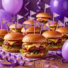 Feifeiya 100 Pcs Princess Party Decorations Purple Sun Toothpick Flags Cupcake Toppers Cake Picks for Princess Purple Cake Decoration Birthday Theme Party Wedding Supplies view 4