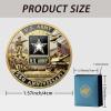 ALRALLI 2-Pack U.S. Army 250th Anniversary Challenge Coins, Military Commemorative Coins 17752025, Double-Sided High Relief Metal, 1.57 Inch Collectibles for Veterans, Soldiers and Patriots (Army) view 2