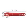 MECCANIXITY 2 Pcs Aluminum Servo Horn Long 25T Steering Arm 63mm Length Red Suitable for DIY RC Car/Boat/Airplanes Boat Model Accessories view 2