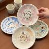 Lubsmong Sushi Plate Cute Dipping Bowls Mini Appetizer Plates for Condiment Sushi Ketchup BBQ Party, 6 Inch (A) view 3