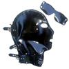 ACBYRUD Latex Mask Suffocation Game Rubber Hood with Removable Eyes Mask and Collar Cospla (S) view 1