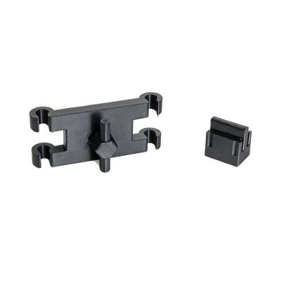 Dual Launcher Coupler Link for Beyblade X, Tool-Free Snap-Fit Connector for L & R String Launchers, Ideal for Combo Testing and Solo Play