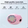Case for Takara Tomy PuniRunes, Soft Silicone Shock-Proof Cover for Takara Tomy PuniRunes Virtual Pet, Anti-Scratch Kawaii Shell with Lanyard, Durable Full-Body Protection (Pink) view 3