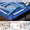 31.5x31.5 in Mahjong Mat-Non-Slip Noise, Natural Rubber Non-Slip Table, Reduction Gaming Mat for Table Games,Waterproof Mahjong Tiles, Card Games, Poker & Family Game(1pc) view 3