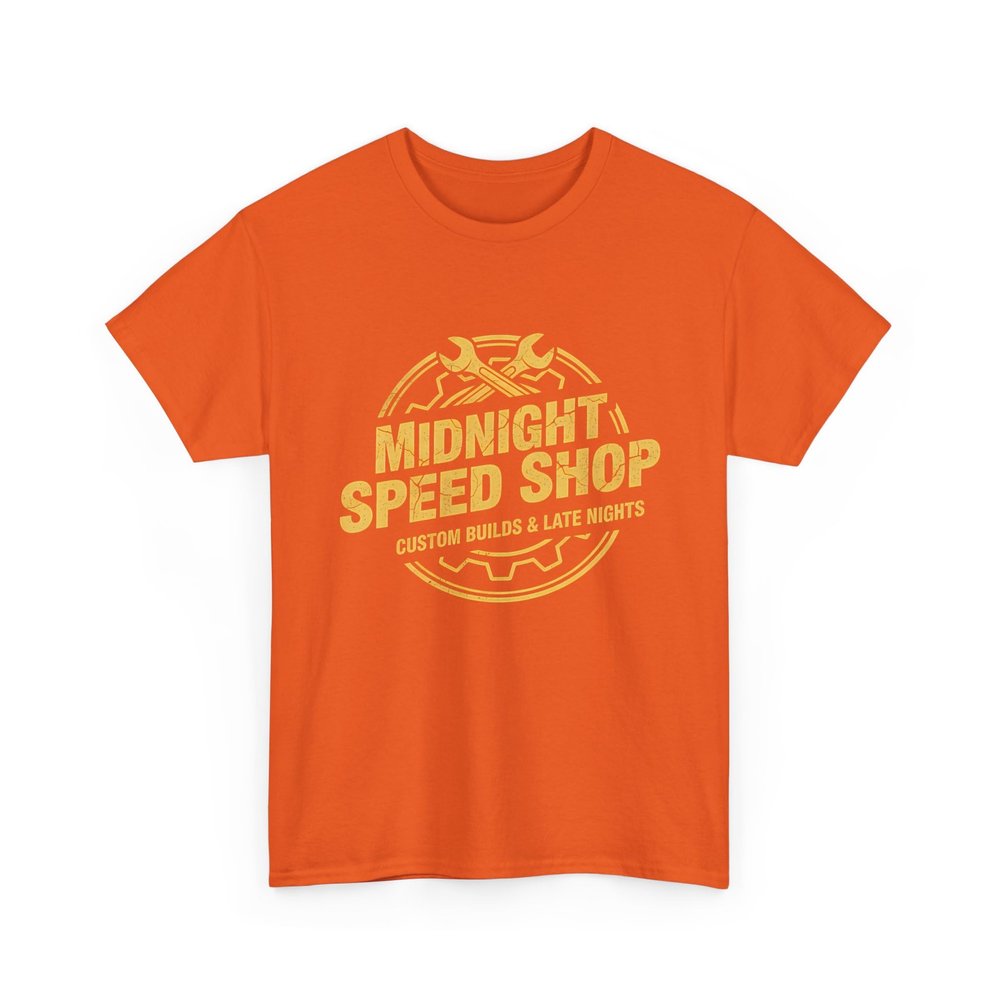 Vintage Mechanic Midnight Speed Shop Graphic Hot Rod Drag Racing Garage