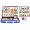 Magnetic Puzzles Face Dress Up Travel Game, Creative Magnetic Puzzles Book for 3-6 Years Old Kids, Educational Learning Toy Puzzle for Enhances Creativity & Imagination (Time) view 1