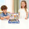 Magnetic Puzzles Face Dress Up Travel Game, Creative Magnetic Puzzles Book for 3-6 Years Old Kids, Educational Learning Toy Puzzle for Enhances Creativity & Imagination (Time) view 3