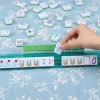 Arrowbash 160 Pcs American Mahjong Set Only 1.2 x 0.87 Inch Summer Theme Mah Jong Pink Back Mahjong Tiles Hand Carved Pattern for Mah Jong Social Games Beginners Card Games Lovers view 4