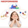 NEOFORMERS 115Pcs Magnetic Marble Run Set for Kids, STEM Building Toys with Racing Track Tiles, Funnels & Slopes, 3D Construction Marble Maze Educational Learning Gift for Boys & Girls Ages 3-8+ view 2